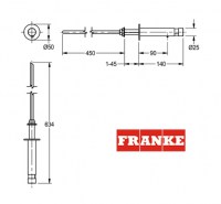 FRANKE DOSIFICADOR A PARED